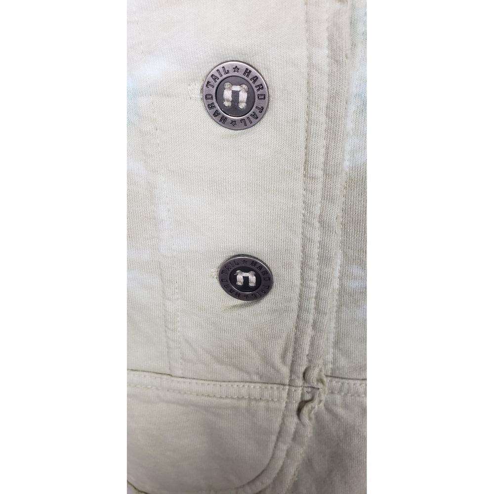 Hard Tail Forever Blue Tan Tie Dye Cotton Knit Blazer Jacket S Dopamine Spring - Picture 5 of 9